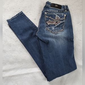 Miss Me Signature Skinny Jeans, Sz 28